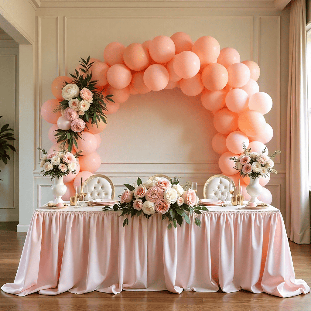 Kids party photo zone with playful decorations and bright colors